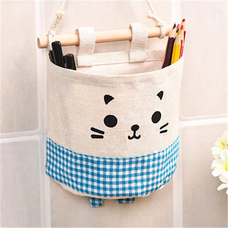 Compact diaper holder and nursery organizer, this baby crib hanging bag saves space beautifully
