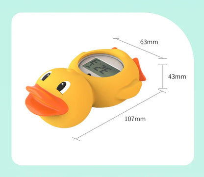 Digital floating bath thermometer, a must-have for safe, warm baby baths.
