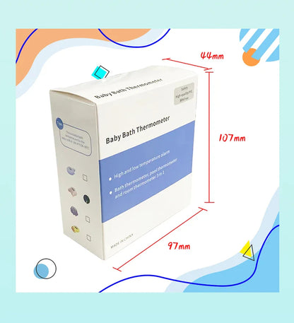 Baby health essential: digital floating bath thermometer for peace of mind.