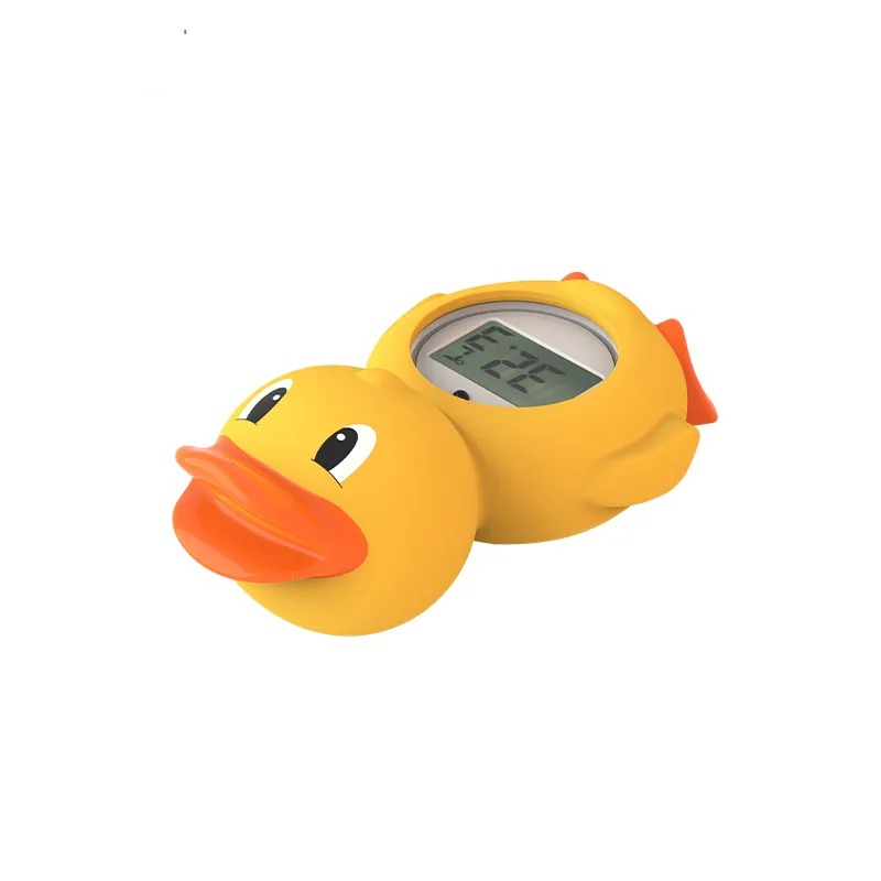 Digital baby bath thermometer, a fun floating toy that measures water safety.
