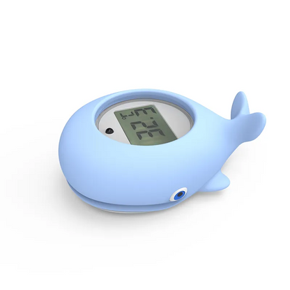 Baby safety bath thermometer toy, digital and floating for perfect water temp.