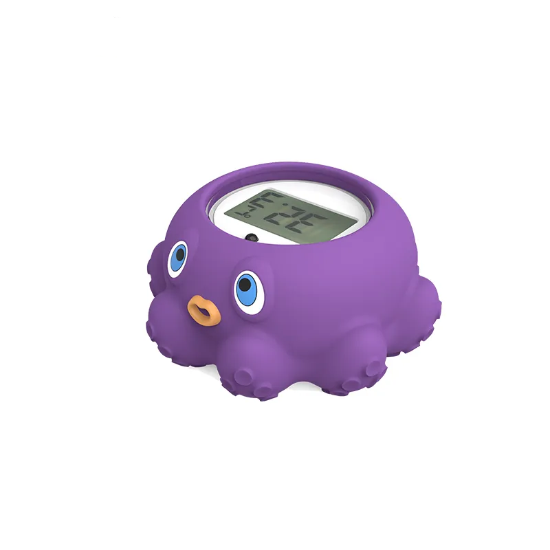 Floating digital thermometer for baby bath, essential for accurate water readings.