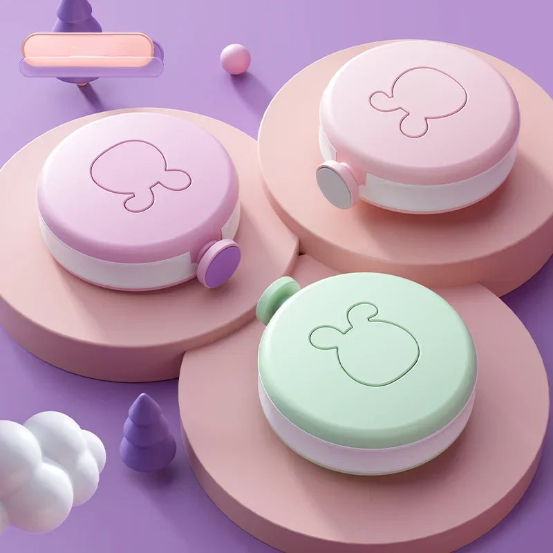Baby electric nail file kit for gentle, safe trimming of infant and newborn nails.