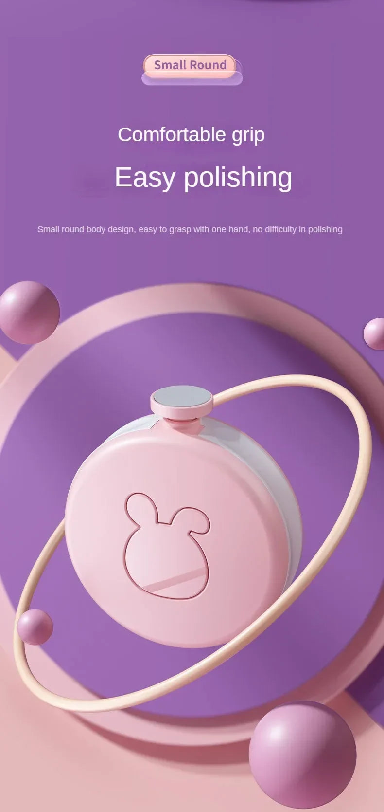 Baby Electric Nail Care Kit, a gentle, safe nail trimmer for infants and toddlers.