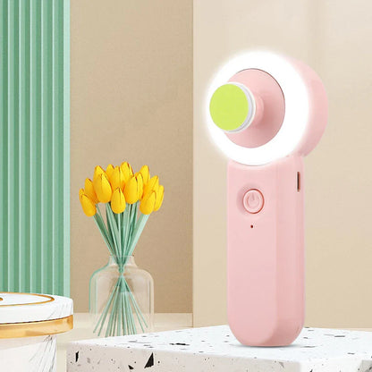 Baby electric nail trimmer with LED light for safe and quiet infant grooming