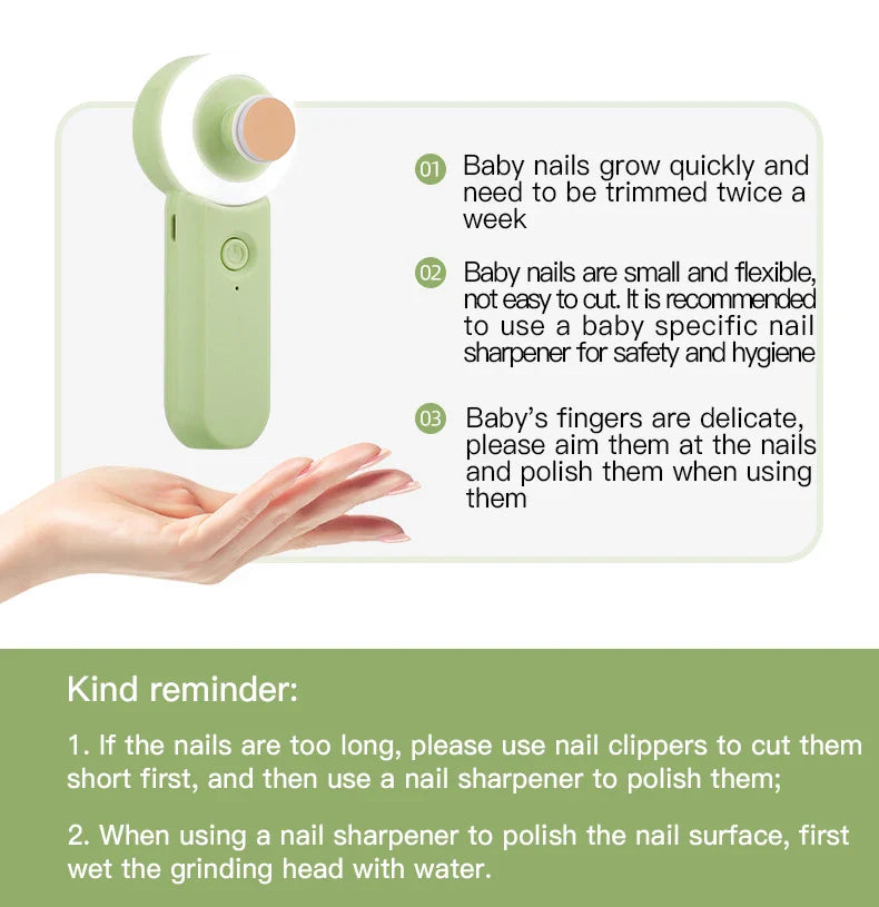Safe and effective baby electric nail d, promoting good infant health