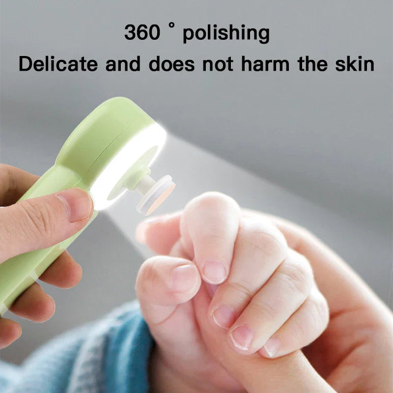 Soft light baby electric nail file, essential for newborn grooming and health