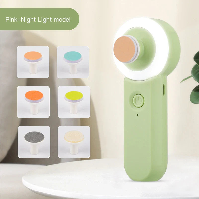 Ergonomic rechargeable electric baby nail file for precision infant grooming