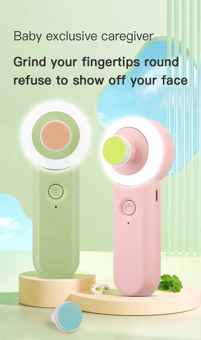 Gentle baby electric nail trimmer, ensuring child safety during nail care