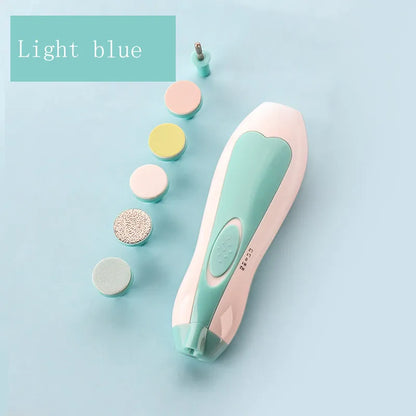 Compact Baby Electric Nail Trimmer, perfect for on-the-go baby grooming and infant health maintenance.
