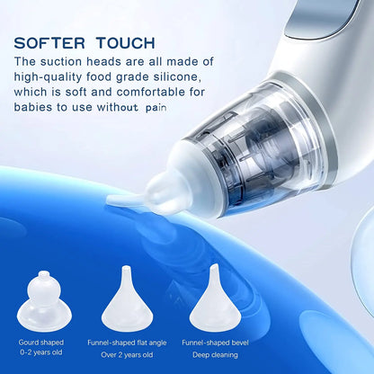 Infant health product: Baby Electric Nasal Aspirator with multiple suction levels for congestion relief