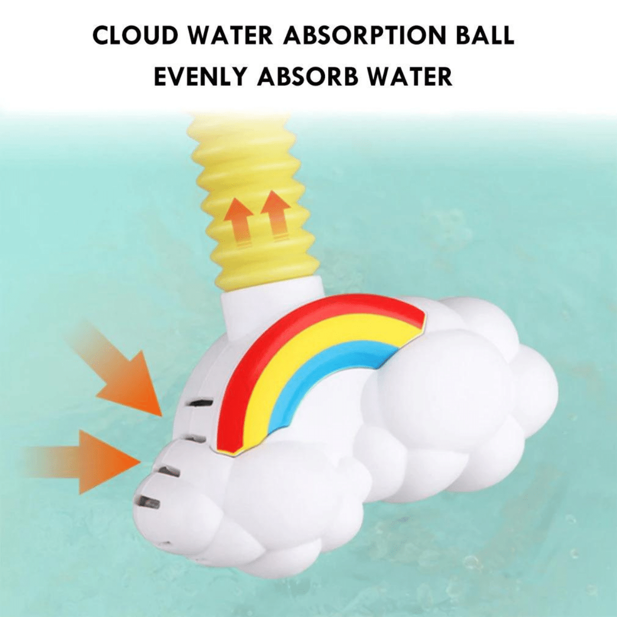 Cute elephant sprinkler bath toy for children, offering a soft spray for fun shower time