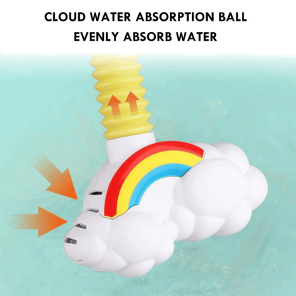 Cute elephant sprinkler bath toy for children, offering a soft spray for fun shower time