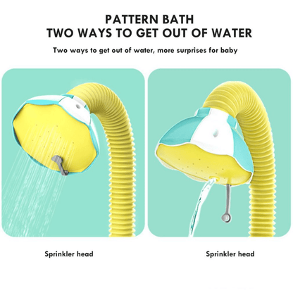 Toddler-friendly elephant bath toy, a baby shower gift with gentle water spray
