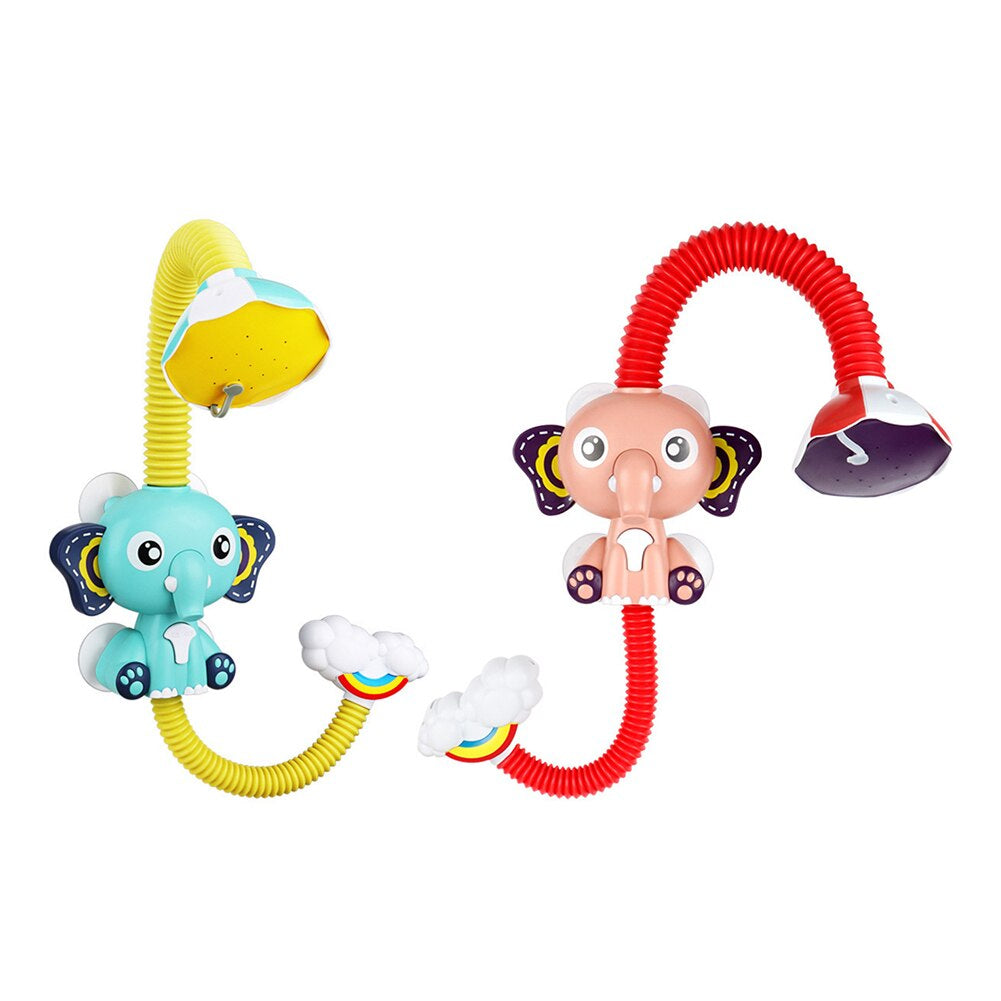 Infant care elephant bathtub spout toy, designed for safe and fun bath time water activities