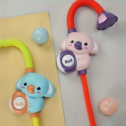 Baby Elephant Water Spray Bath Toy for Kids, cute grey elephant spraying water, fun toddler bath time