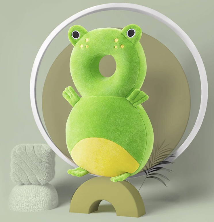 Cute animal-themed baby fall prevention cushion, provides head and back support for toddlers