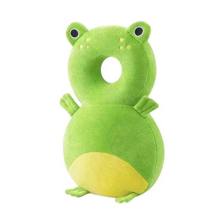 Infant fall protection backpack, cute pig design providing cushion for baby's head and neck.