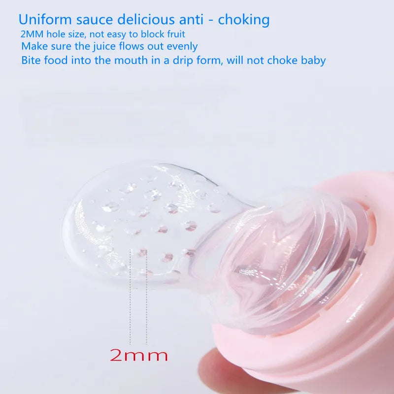 Easy-to-hold baby feeding spoon & calibrated dropper for precise dosage