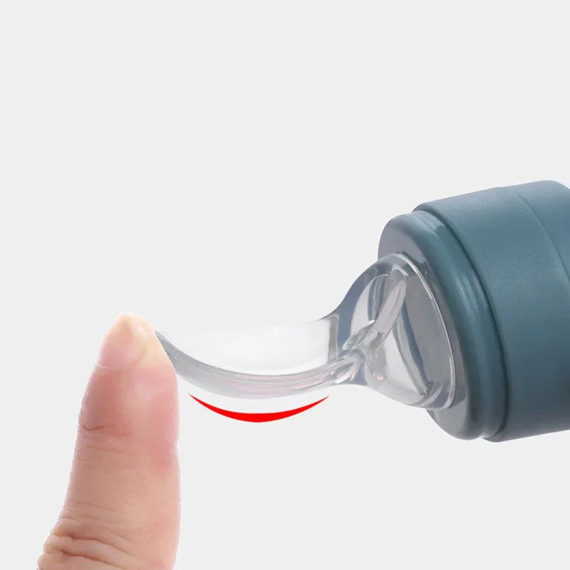 Newborn feeding dropper and soft silicone spoon set, safe for delicate gums