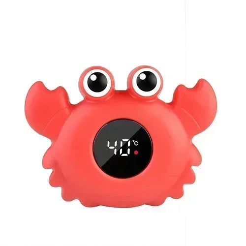 Baby Floating LED Digital Bath Thermometer, ensures safe water temperature for infant bathing.