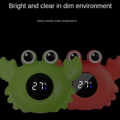 LED digital thermometer for baby bath, essential for safe and comfortable infant bathing.