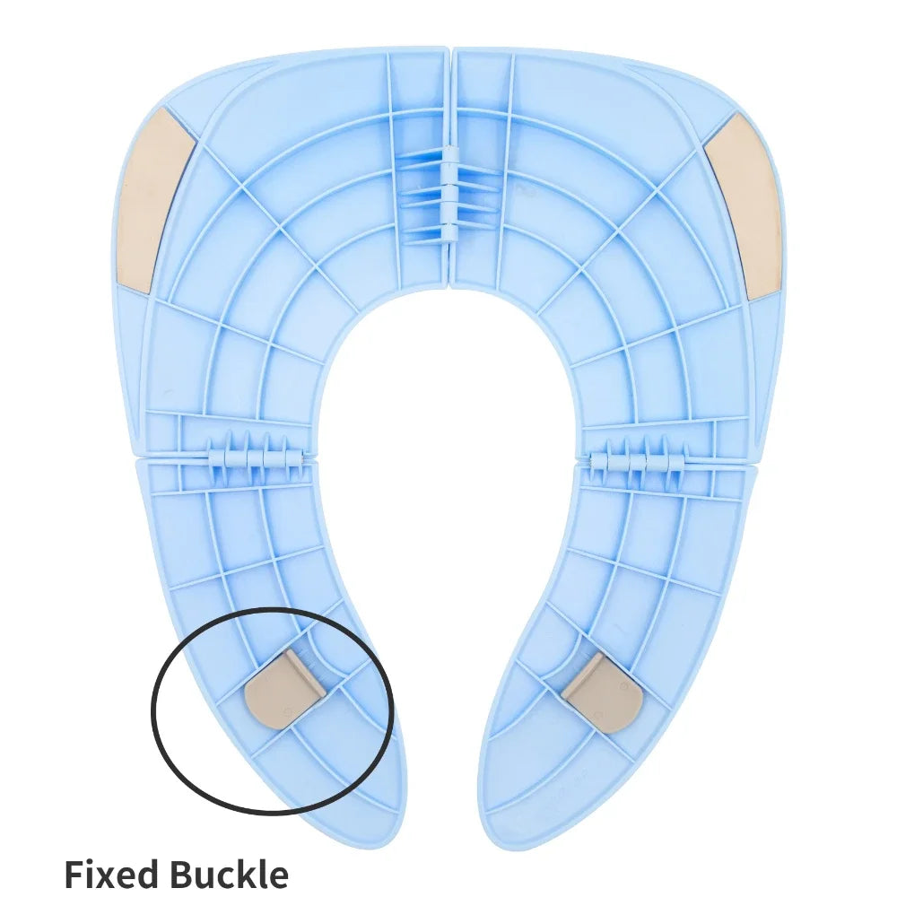 Baby travel potty seat, lightweight and foldable for on-the-go toilet training convenience