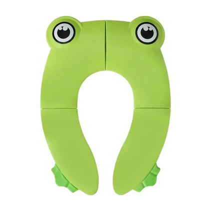 Portable toilet training cushion, universal fit foldable potty seat for various toilet sizes
