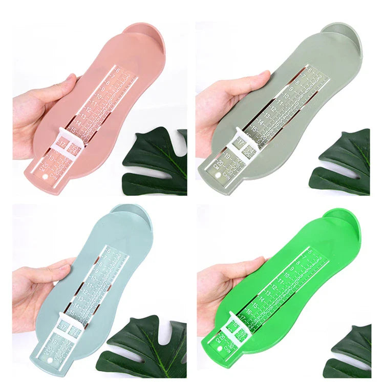 Compact baby foot gauge tool, an essential for new parents buying shoes