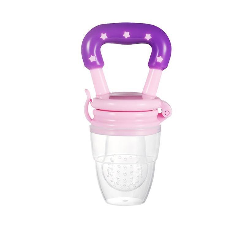 Baby essentials: a versatile fruit pacifier teether, allowing babies to safely explore new flavors.