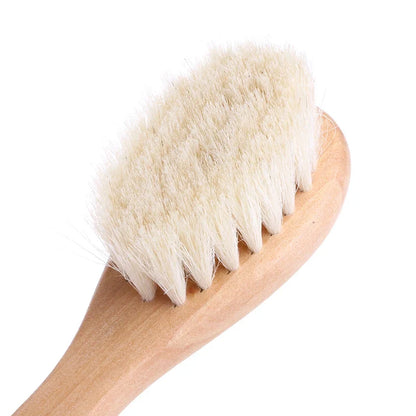 Gift-ready packaging of the Baby Gentle Scalp Massage Brush, ideal for new parents.