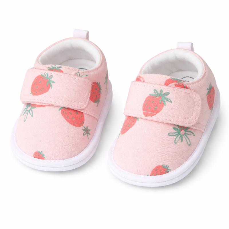 Collection of baby animal print first walking shoes, non-slip for safe toddler steps