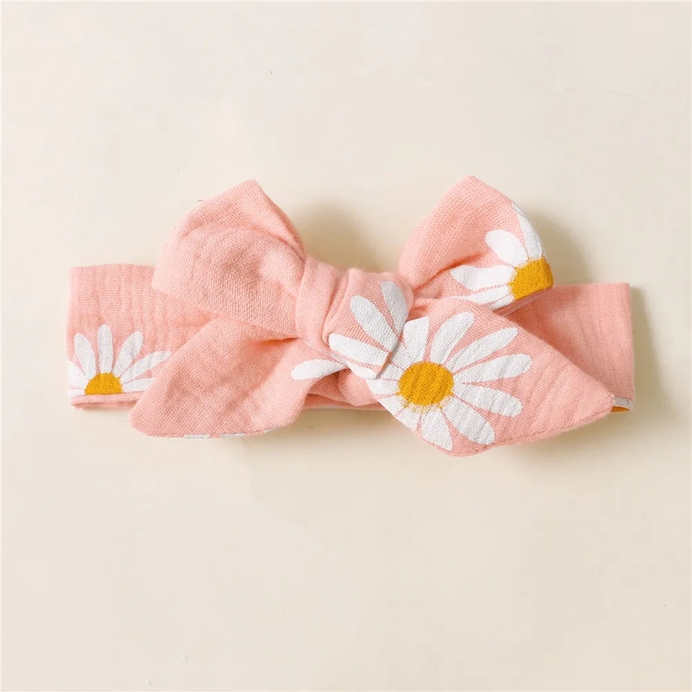 Baby girl's summer essential: floral ruffle romper with headband set