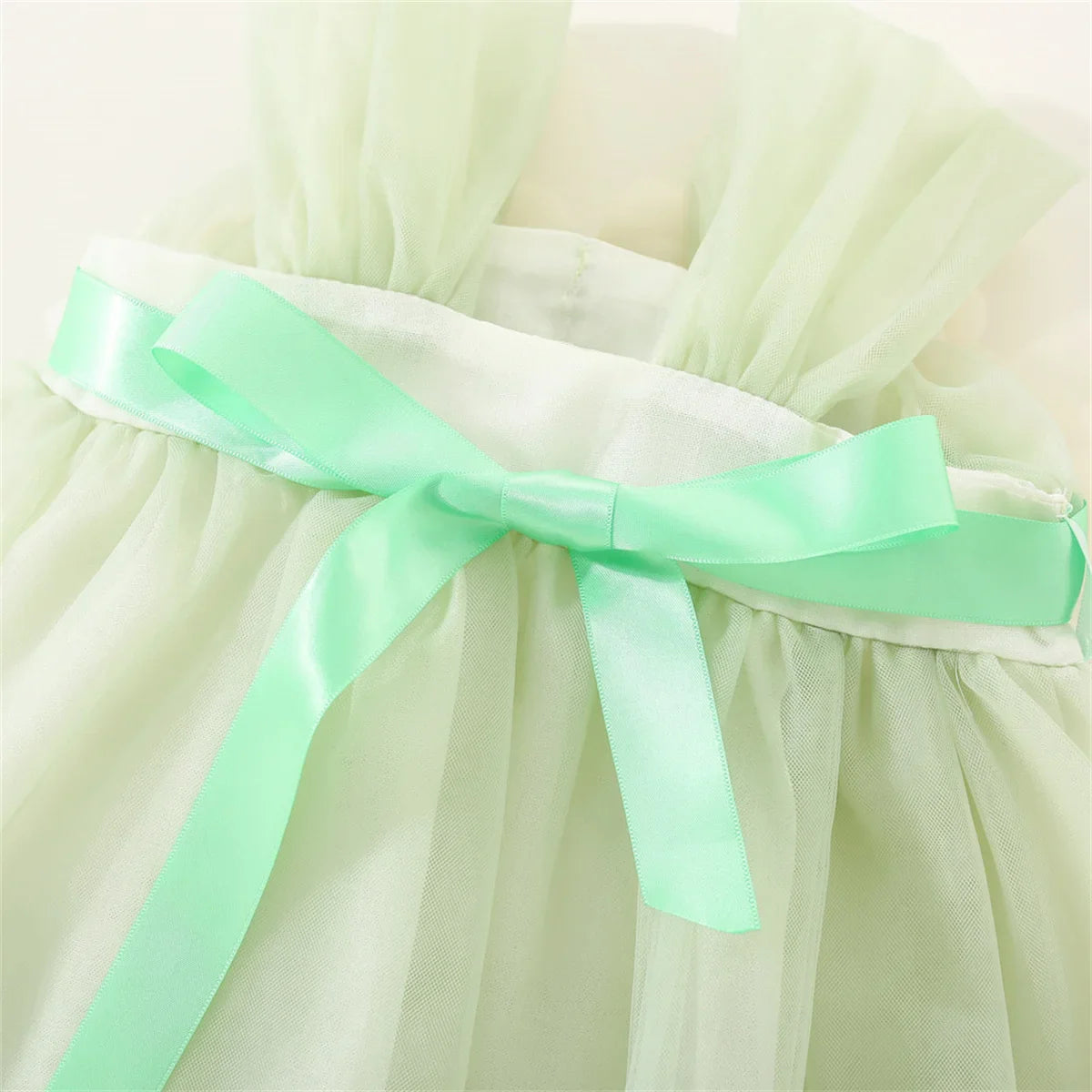 Gorgeous baby girl's floral print mesh dress, a charming choice for formal parties