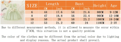 Kids fashion floral mesh dress for baby girls, comfortable wedding & party attire