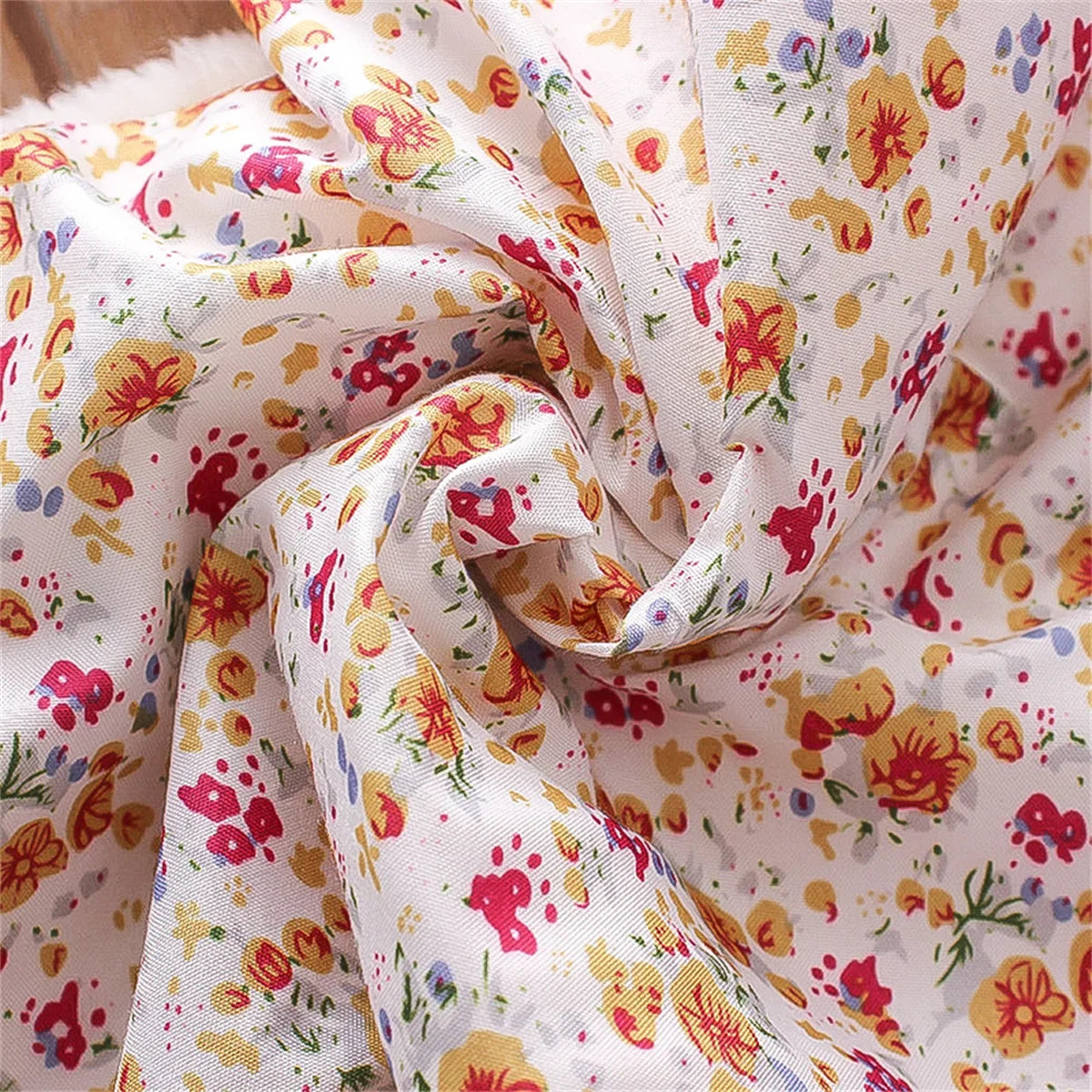 Elegant flower embroidered pink faux fur vest for baby and toddler girls, winter wear.