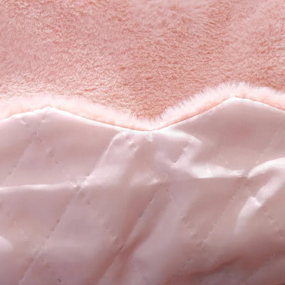 Baby girl's warm jacket with rabbit ears design, 'Baby Clothes' for chilly days.