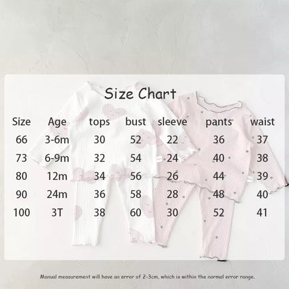 Detail of elastic waistband on dot print cotton sleeper pants for baby girls, ultimate comfort