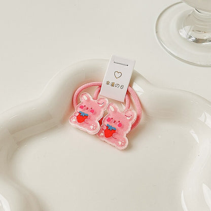 Baby girl's soft elastic headbands with decorative bows, included in a versatile accessory set
