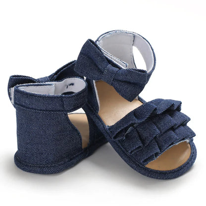 Baby Girls' Paisley Pattern Summer Ballet Sandals, unique infant footwear