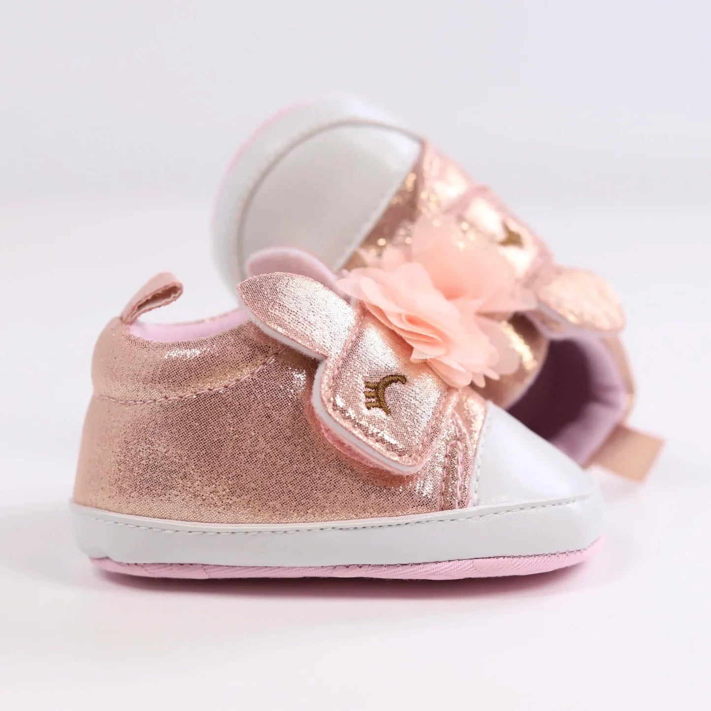 Comfortable and cute: Baby girls' unicorn first walker shoes for active toddlers.