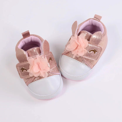 Stylish unicorn first walker shoes for baby girls, a must-have for infant footwear.