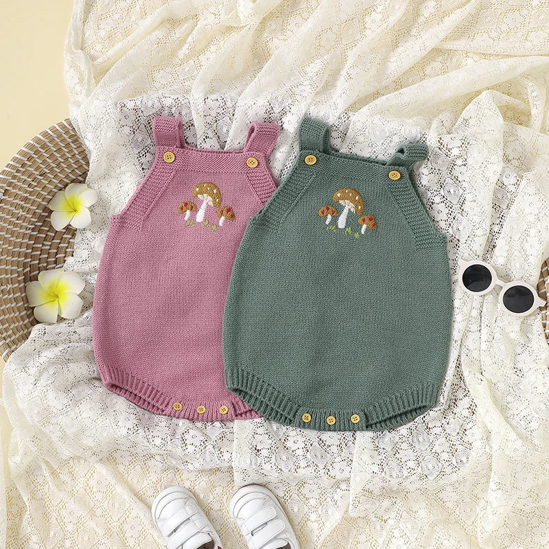 Baby Girls' Sleeveless Knit Bodysuit, soft acrylic, perfect for spring infant fashion.