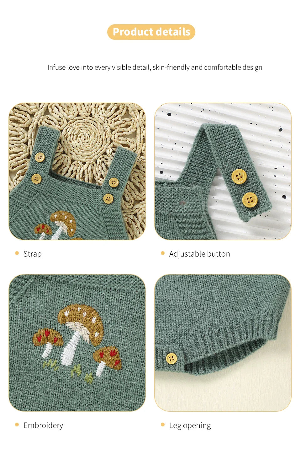 Collection of sleeveless knit bodysuits, essential baby clothes for new parents.