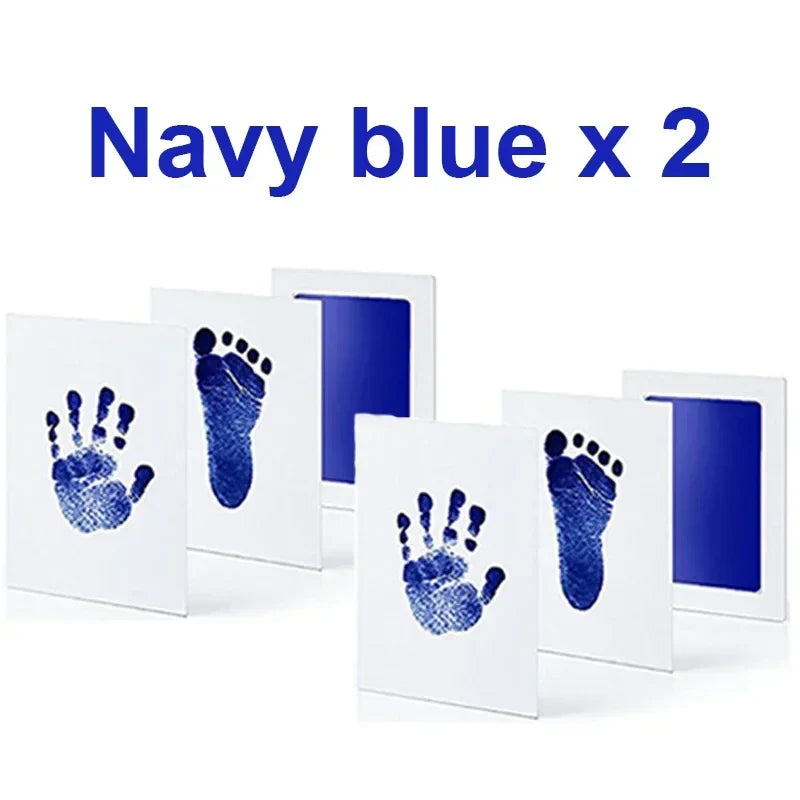 Clear, detailed inkless footprint of an infant, perfect newborn keepsake