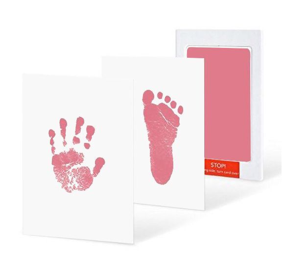 A cherished newborn gift: baby handprint and footprint memory kit