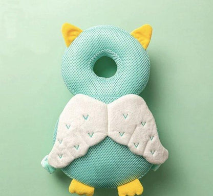 Lightweight baby head protection backpack, breathable fabric, ideal for active crawlers & early walkers, fall safe.