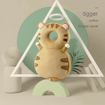 Toddler back protection pillow, dragon design, comfortable and secure for active young children