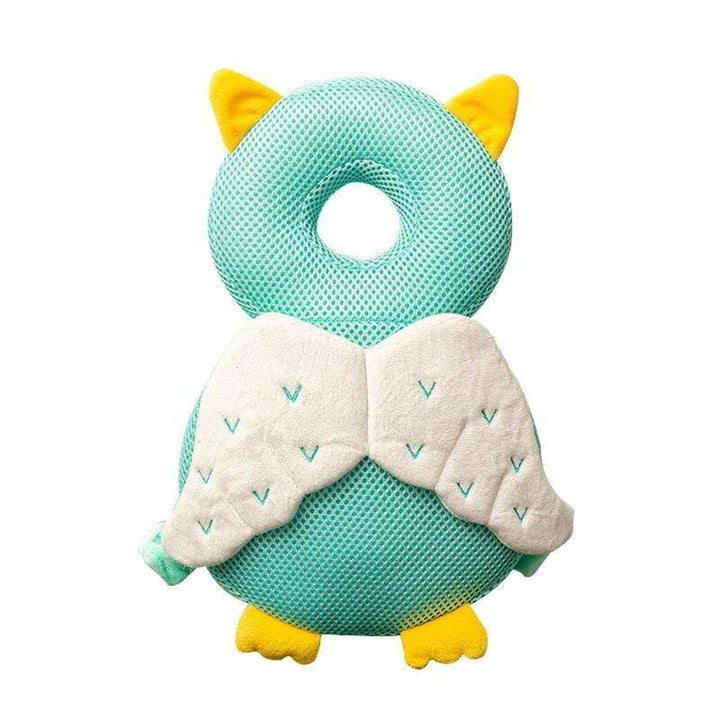 Toddler head protection backpack, elephant design, provides soft cushioning for falls & bumps