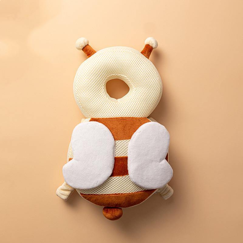 Infant safety pillow, adjustable straps, prevents head injuries during crawling & walking stages